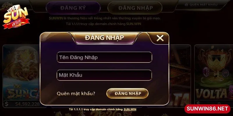 Sử dụng tính năng quên mật khẩu để lấy lại password đã đặt