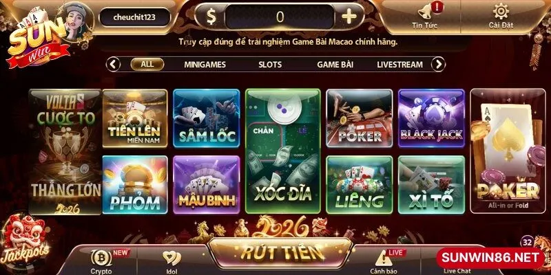 Mậu Binh Sunwin là trò chơi hấp dẫn đòi hỏi chiến thuật linh hoạt