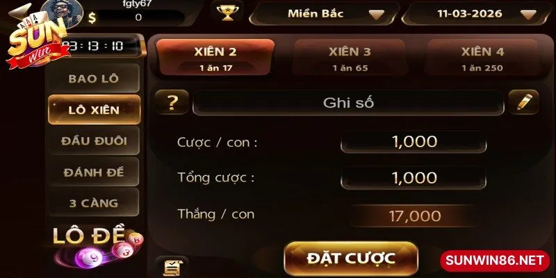 Chọn các phương án khác nhau tùy theo quy định của trò chơi