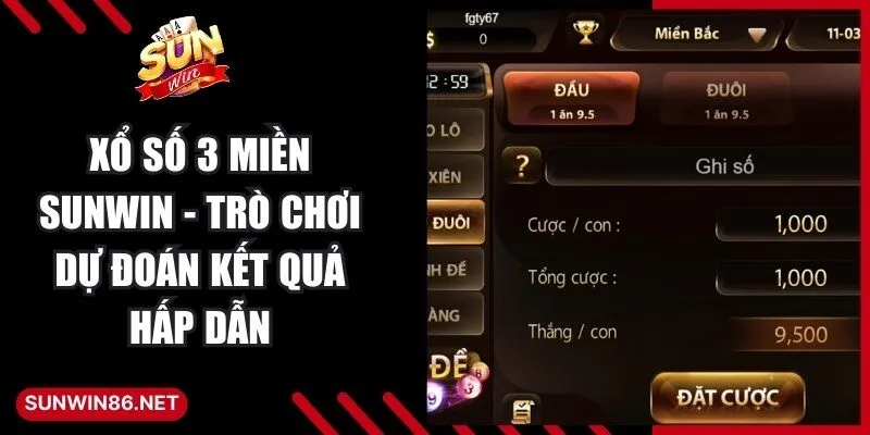 Xổ Số 3 Miền Sunwin